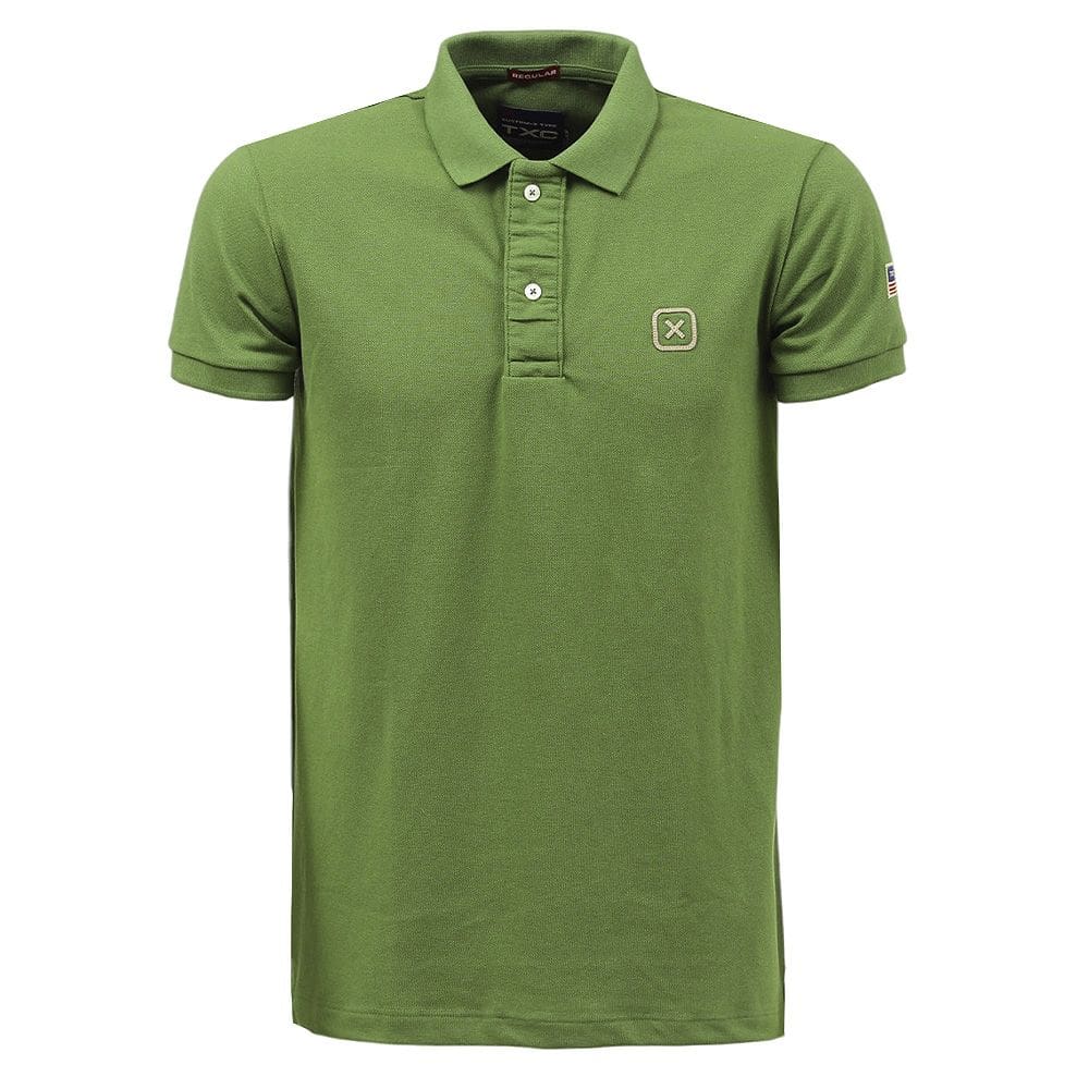 Camisa Polo Masculina Verde Militar TXC 36202