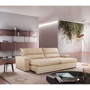 Sofá Filadélfia Linho 02 Módulos 90cm B25cm Meu Sofá Online A294 Linho Creme