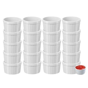 Kit20 Molheira Ramekin Potinho Pote Molho Petisco Coza 150Ml