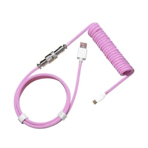 Cabo Para Teclado Coiled Cooler Master, Até 1.5M, Magenta