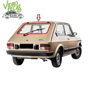 Borracha Vidro Traseiro Vigia Fiat Spazio Europa - Riscado