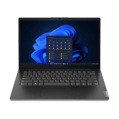 imagem-Notebook Lenovo V14 AMD R5 7520U 8GB 256GB SSD Windows 11 Pro - 83GE0001BR Preto