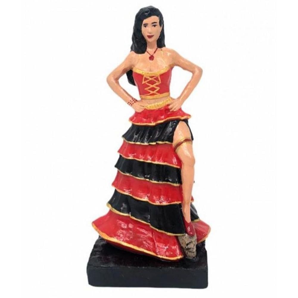 Orixá Pomba Gira Em Resina 15Cm Umbanda - Escolha A Cor