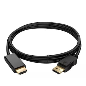 Cabo Adaptador Displayport X Hdmi 5 Metros 5M Preto