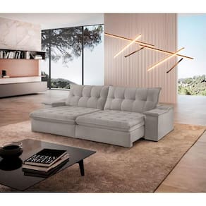Sofá Lua Veludo 02 Módulos 120 Cm B25cm Meu Sofá Online B026 Veludo Prata