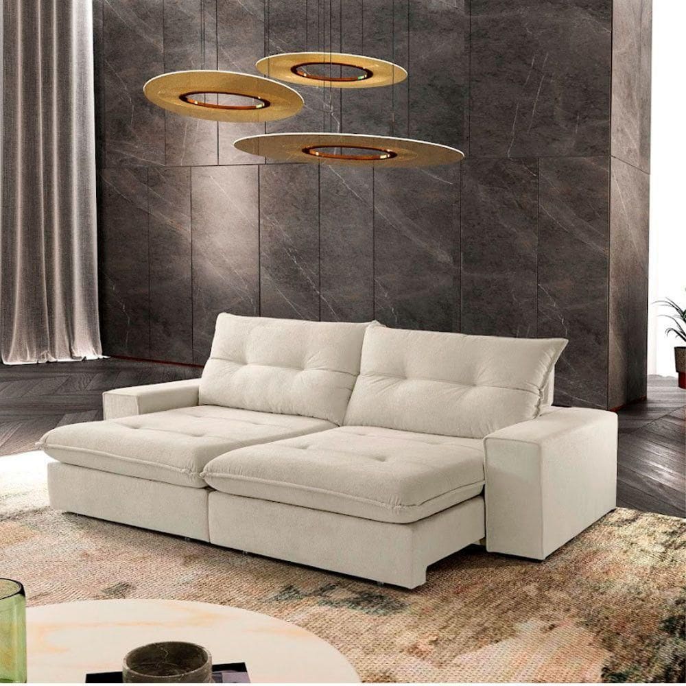 Sofá Athenas Linho 02 Módulos 120 Cm B25cm Meu Sofá Online A302 Linho Branco