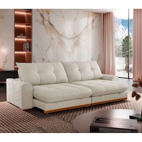 Sofá Argo Linho 02 Módulos 90 Cm B25cm Meu Sofá Online A302 Linho Branco