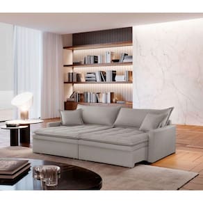 Sofá Elegance Veludo 02 Módulos 80 Cm B25 Cm Meu Sofá Online B026 Veludo Prata