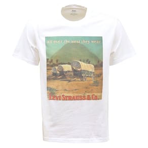 Camiseta Masculina Branca Estampada Levi`s 37156