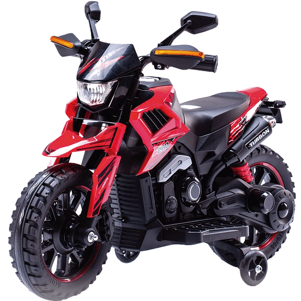 Moto Eletrica Big Trail Turbon Tata 280 6V Vermelha Zippy Toys