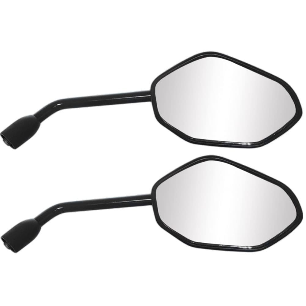 Par De Retrovisor Twister 260 16/18 Fixo Modelo Preto Awa 597