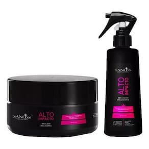 Kit Alto Impacto Sanliss Tratamento Pos Quimica Progressiva