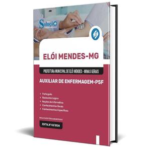 Apostila Prefeitura Elói Mendes Mg 2024 Auxiliar Enfermagem