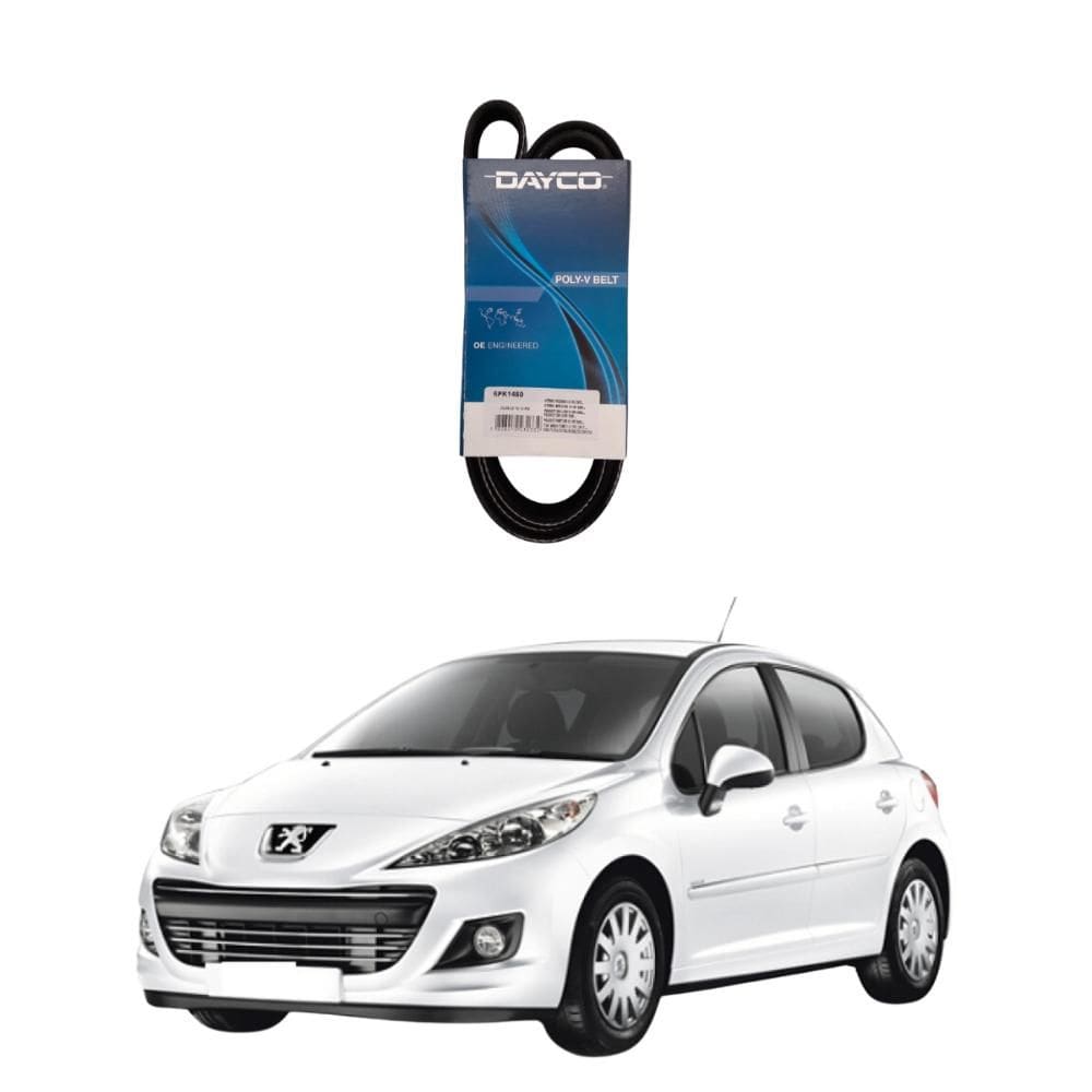 Correia Frisada 206 1999 a 2024 6PK1450 Dayco