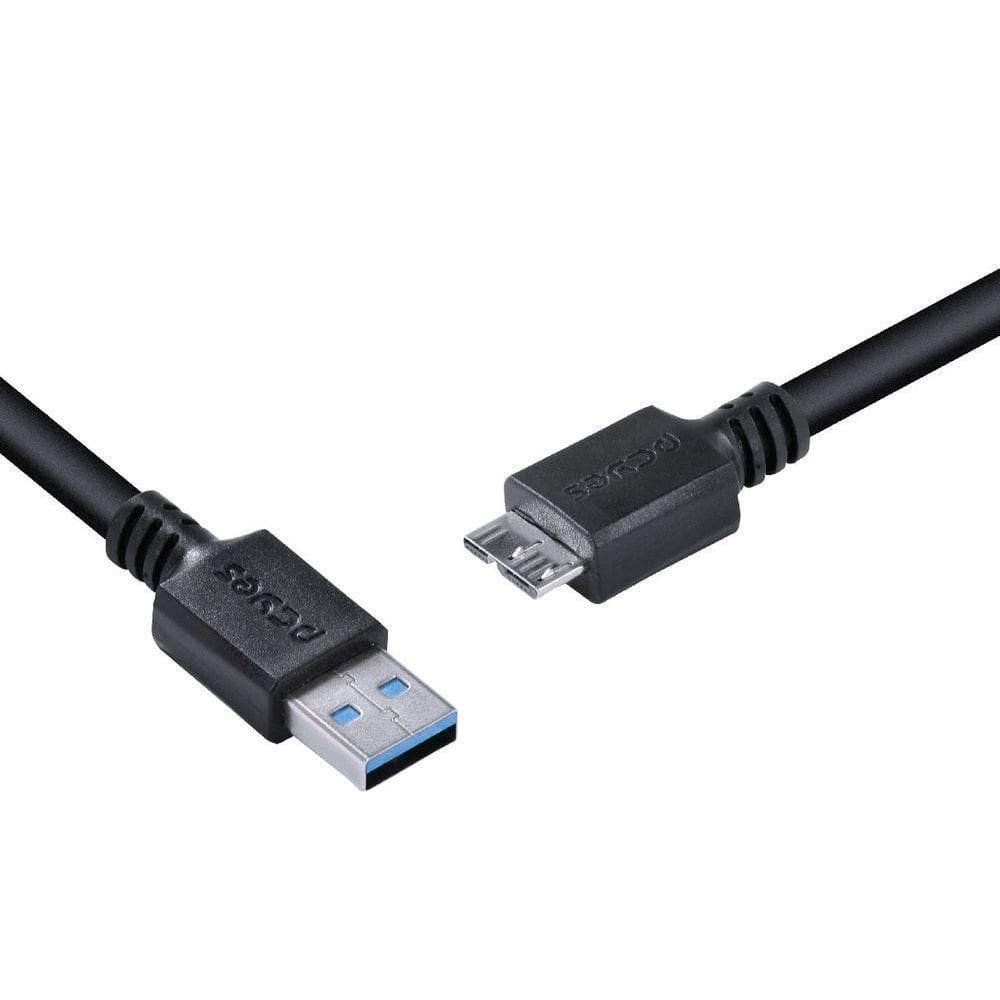 Cabo Para Hd Externo Usb A 3.0 Macho Para Micro Usb B 3.0 (10 Pinos) Macho 28awg Puro Cobre 3 Metros
