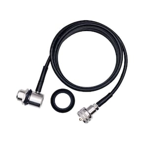 Cabo Curto Aquario M-801k Cabo Com 3,5 Metros E Conector Uhf Rg-058