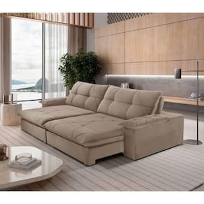 Sofá Gaia Veludo 02 Módulos 100 Cm B25cm Meu Sofá Online B002 Veludo Capuccino