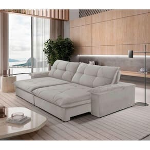 Sofá Gaia Veludo 02 Módulos 90 Cm B25cm Meu Sofá Online B026 Veludo Prata