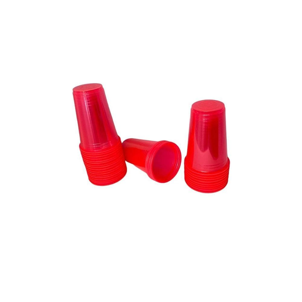 Copo Neon Rosa Biodegradável Descartável Premium 300 Un