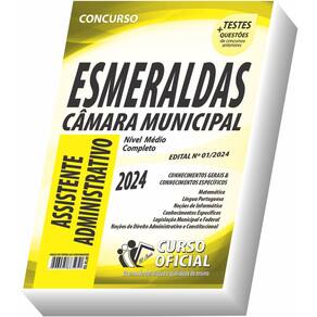 Apostila Câmara De Esmeraldas Mg - Assistente Administrativo