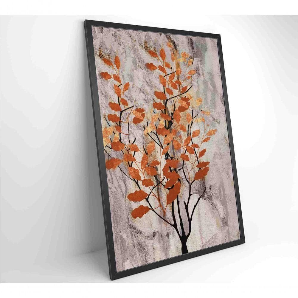 Quadro Pintura óleo Folhas No Outono Medidas 60x90 Cm Impressão Adesivo Fotográfico