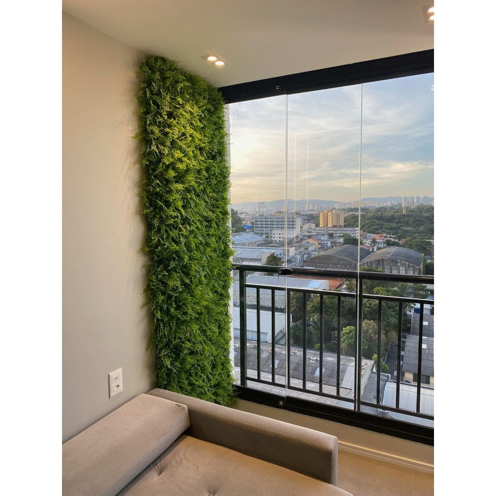 Jardim Vertical Artificial 1 Unid Revestimento Parede