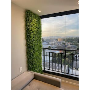 Jardim Vertical Artificial 1 Unid Revestimento Parede