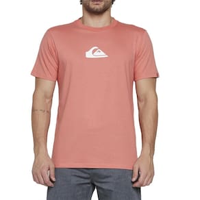 Camiseta Quiksilver Mini Comp SM25 Masculina Vermelho Claro