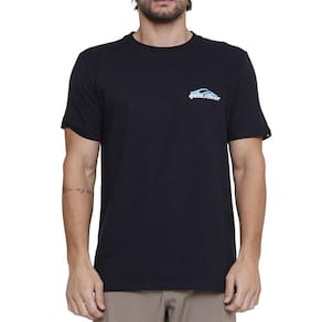 Camiseta Quiksilver Patriot SM25 Masculina Preto