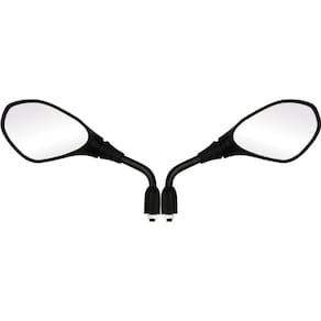 Par De Retrovisor Bmw Gs 650 F 800 Preto Com Pino Conico 360