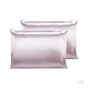 Kit 02 Fronhas De Cetim Antifrizz 50X70 Cabelo Rosê