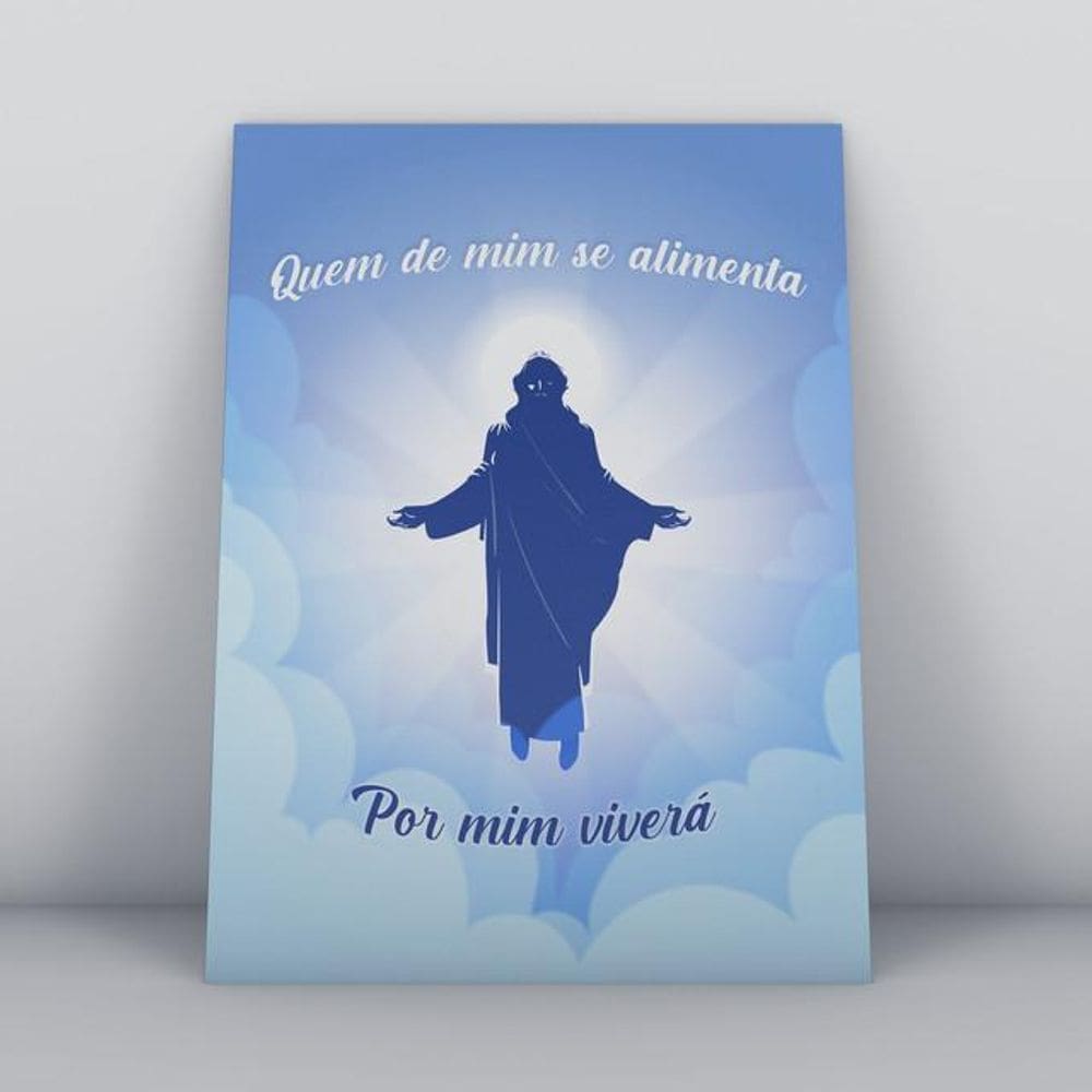 Quadros TAC Religião Cristã 013 - 20x30cm - MDF Colorido