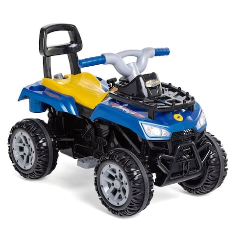 imagem-Quadriciclo Infantil Cross Up Azul Carrinho de Passeio e Pedal 2x1 Com Som - Calesita