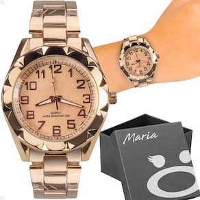 Relógio Feminino Prova D`água + Caixa Premium - Orizom Maria