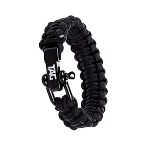 Pulseira Bracelete Paracord De Sobrevivência Ntk Cord Ak Tag