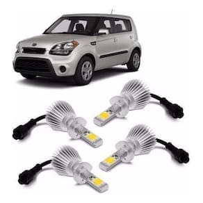 Kit Super Led Kia Soul 2010 2011 2012 Farol E Milha 6000K