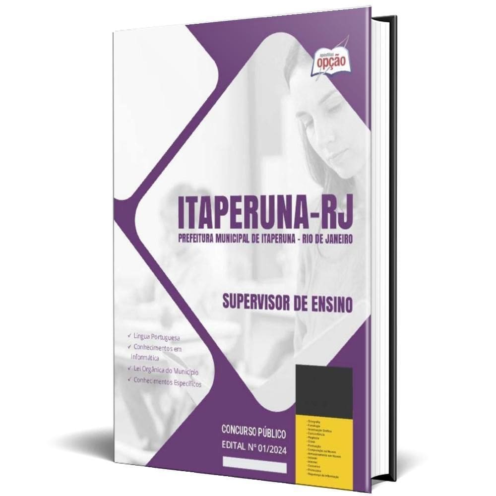 Apostila Prefeitura De Itaperuna Rj 2024 - Supervisor Ensino
