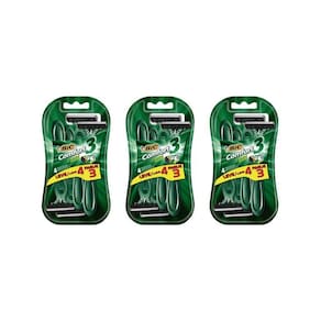 Aparelho De Barbear Bic Comfort 3 L4P3 Pele Sensivel-Kit 3Un
