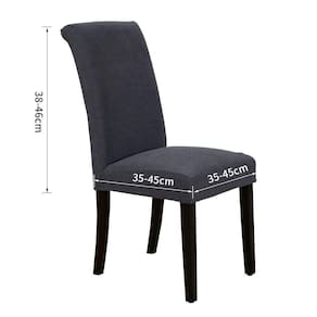 Kit 6 Capas Cadeira Impermeável Sala Jantar Cinza Claro