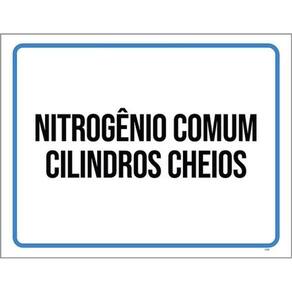 Kit 3 Placas Nitrogênio Comum Cilindros Cheios 36X46