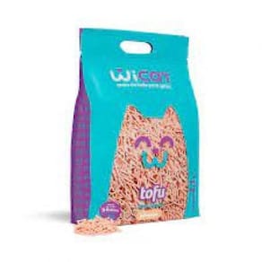 Granulado Higiênico Para Gatos Wicat Tofu Pêssego