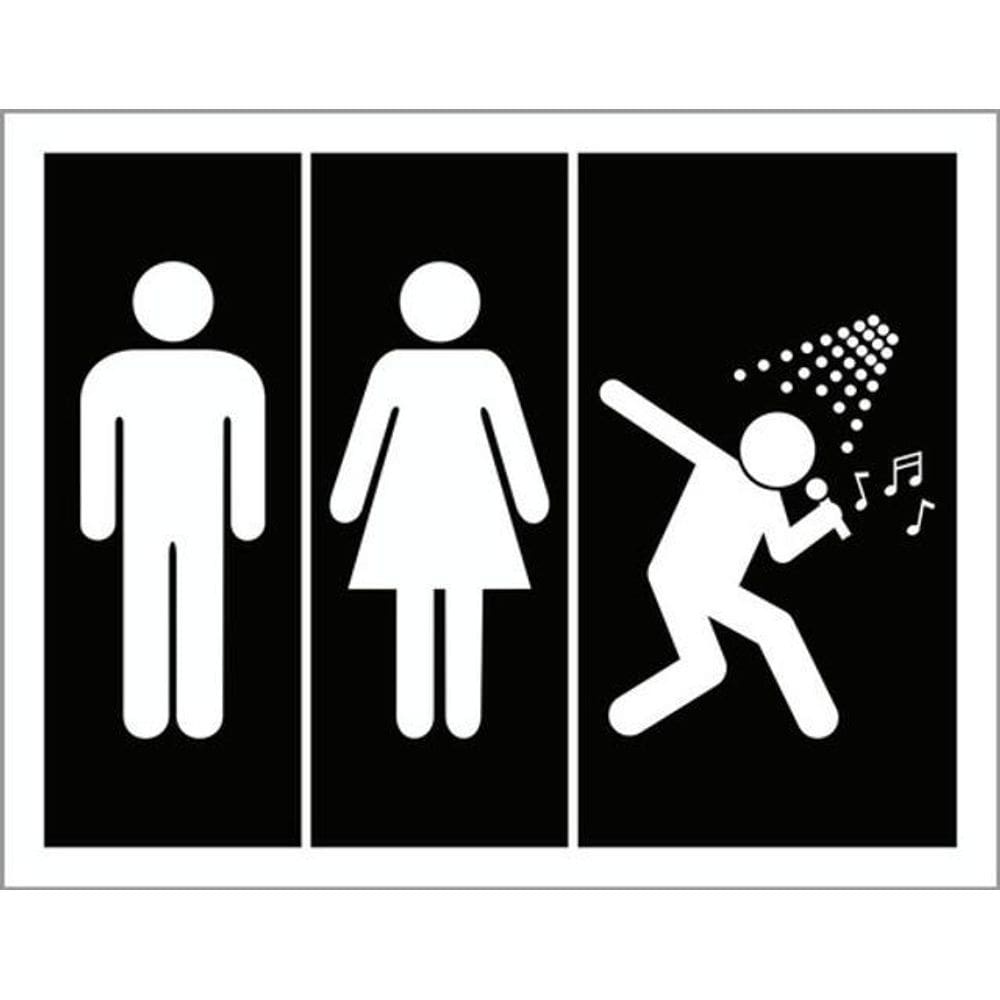 Kit 10 Placas Banheiro E Chuveiro 36X46