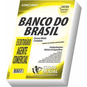 Apostila Bb Banco Do Brasil Escriturário - Agente Comercial