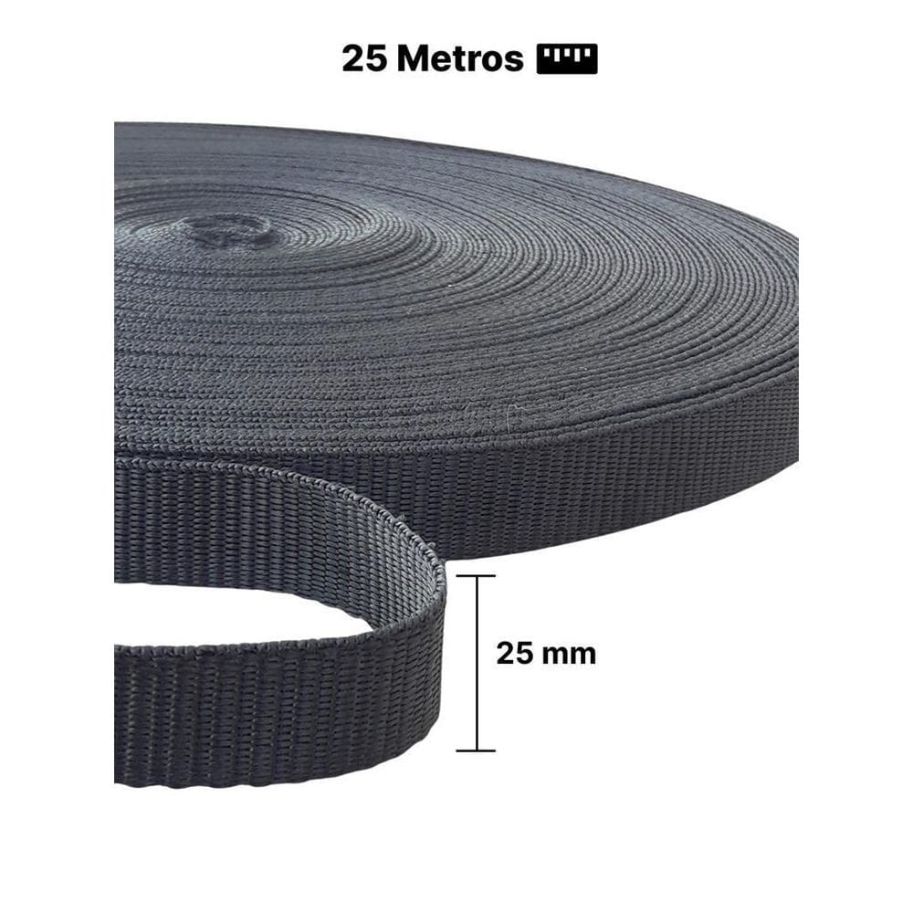 25 Metros Cinta De Amarração Elevação Carga / 25Mm X 200Kg