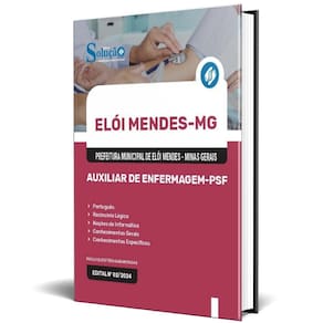 Apostila Prefeitura Elói Mendes Mg 2024 Auxiliar Enfermagem