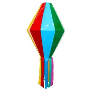 Kit 3 Mini Balão Lanterna Festa Junina Arraial Decoração 9Cm