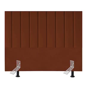 Cabeceira Estofada Cama Box Solteiro 90 cm Luísa Veludo E Frame