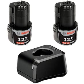 Carregador Rápido Gal 12V-20 + 2 Baterias Gba 12V 2Ah Bosch