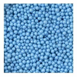 Miçanga Azul 427 - Confeito Açúcar Artesanal 5mm - 50g Mix