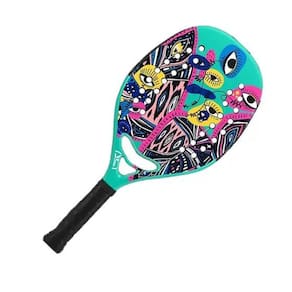 Raquete Beach Tennis Turquoise Samsara - Kevlar 22mm